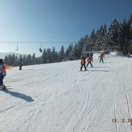 Podhalanin na nartach