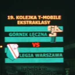 Górnik Łęczna - Legia Warszawa z udziałem Ruchu