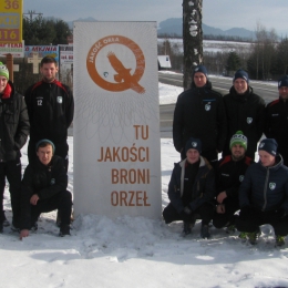 Obóz zimowy pierwszej drużyny w Maniowach