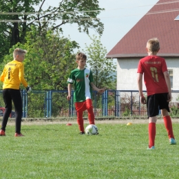 Krystian Aniśko( Pogranicze Kuźnica - barwy zielono-czerwone )w meczu z Podlasiakiem Knyszyn