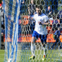 MKS Kluczbork - Sandecja Nowy Sącz 2:4, 30 kwietnia 2016