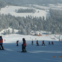 Podhalanin na nartach