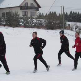 Obóz zimowy pierwszej drużyny w Maniowach