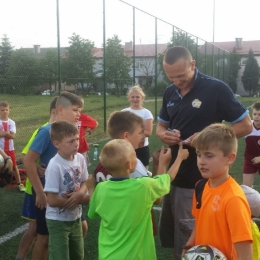 Marcin Malczyk na treningu Róży Kutno