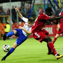 MKS Kluczbork - Wigry Suwałki 0:0, 1 października 2016