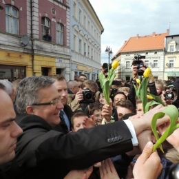 LTS Leśna wita Prezydenta