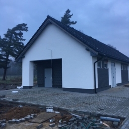 Budowa budynku klubowego - listopad 2017