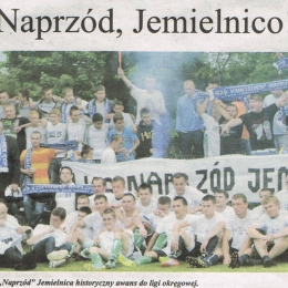 Awans do Ligi Okręgowej 2012.