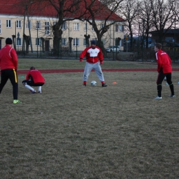 Trening Mazura na głównej płycie