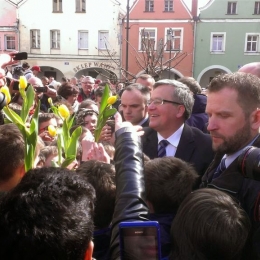 LTS Leśna wita Prezydenta