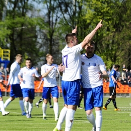 MKS Kluczbork - Sandecja Nowy Sącz 2:4, 30 kwietnia 2016