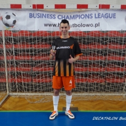 Najlepszy piłkarz "Mini Finał Pocieszenia DECATHLON BCL" - Piotr Hanejko (PURMO)