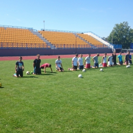 Trening w okresie przygotowawczym przed rundą wiosenną sezonu 2014/2015