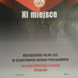 SP 10 Wrocław na 11 miejscu w Polsce!!!