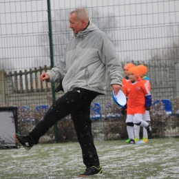 Trener Marek Siwecki i GKS Orion Cegłów