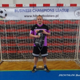 Najlepszy Piłkarz turnieju Finałowego "DECATHLON Business Champions League" - Krzysztof Stepczuk (LUBAR)