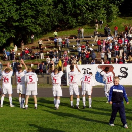Radość po awansie do ligi okręgowej, czerwiec 2005 rok