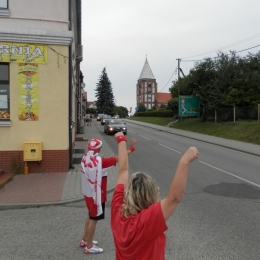 Kibicowanie polskiej kadrze przed meczem z Portugalią