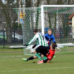 Błonianka Błonie - Zaborowianka Zaborów. 6-0. Foto Zdzisław Lecewicz..