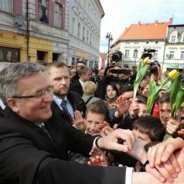 LTS Leśna wita Prezydenta