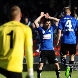 MKS Kluczbork - Sandecja Nowy Sącz 2:4, 30 kwietnia 2016