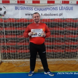 Najlepszy bramkarz "Mini Finał Pocieszenia DECATHLON BCL" - Tomasz Janosz (PURMO)