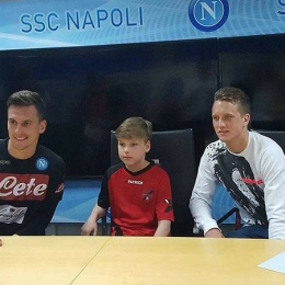 Spotkanie z piłkarzami Napoli