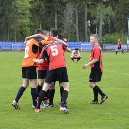 Radość po zdobytej bramce przez Tomka.