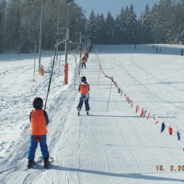 Podhalanin na nartach