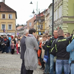 LTS Leśna wita Prezydenta