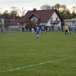 Sezon 2021/2022 07.11.2021r. kolejka 11: LZS Kosmos Dobra - LZS Dąbrówka Górna 1:1 (1:0)