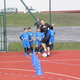 Orły Piotra Furaly na otwarciu boiska przy szkole podstawowej 2 w Hrubieszowie