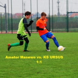 Amator Maszewo vs. KS URSUS, 1:1