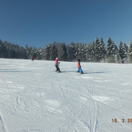 Podhalanin na nartach