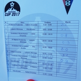 GRODZISKO CUP 2017 wyniki on line