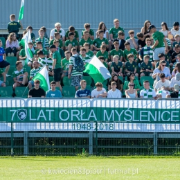 Baraż: Orzeł Myślenice - Zieleńczanka Zielonki 3:0 [fot. Piotr Kwiecień Futbol - Małopolska]