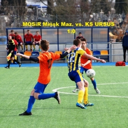 MOSiR Mińsk Maz. vs. KS URSUS, 1:0