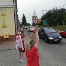 Kibicowanie polskiej kadrze przed meczem z Portugalią