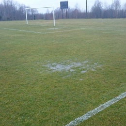 Zalane boisko w Czańcu 14.03.2015