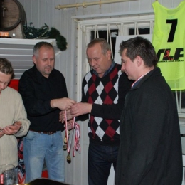 Ceremonia wręczenia nagród Trzebińskiej Ligi Piłkarskiej Jesień