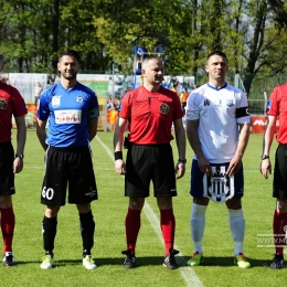 MKS Kluczbork - Sandecja Nowy Sącz 2:4, 30 kwietnia 2016