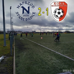 SPARING Z NAPRZÓD STARE BABICE STADION GOSiR STARE BABICE  ZIELONKI – PARCELE, UL. ZACHODNIA 2. SOBOTA / 25.02.2023 / 14:00.