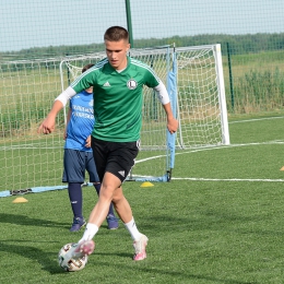 Kacper Imiołek (Legia Warszawa) na treningu roczników 2011 i 2010