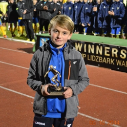 Najlepszy zawodnik turnieju POLONIA CUP 2014 Miłosz Sadowski