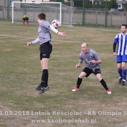16.03.2019 Lotnik Kościelec - KS Olimpia 5-0