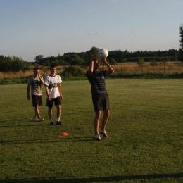 Trening zawodników "Kolejarza"