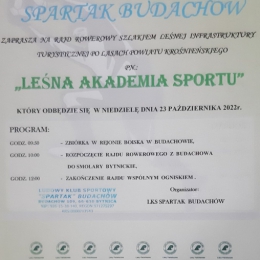 "Leśna Akademia Sportu" - RAJD ROWEROWY