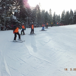 Podhalanin na nartach