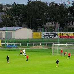 Podawanie piłek Polonia Warszawa-Ursus Warszawa 12.09.2020