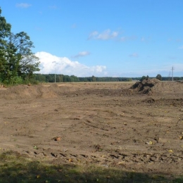budowa boiska - jesień 2009